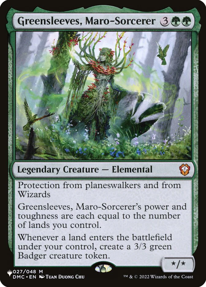 Greensleeves, Maro-Sorcerer DMC-27/5075 (The List Reprints)