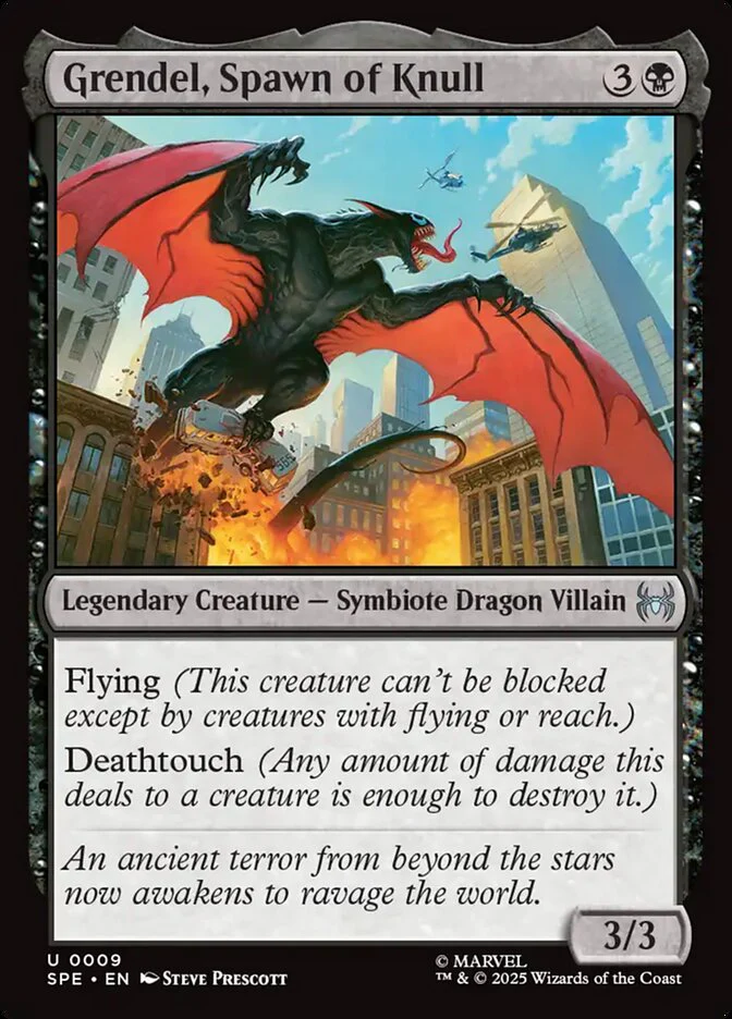 Grendel, Spawn of Knull 9 (Marvel's Spider-Man: Eternal-Legal)