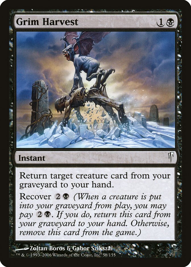 Grim Harvest 58/155 (Coldsnap)  - Foil