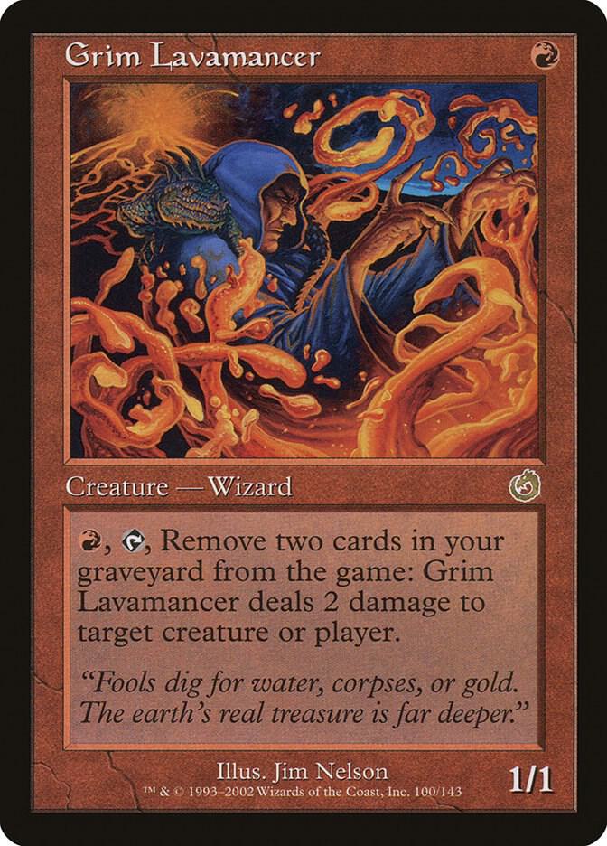 Grim Lavamancer 100/143 (Torment)