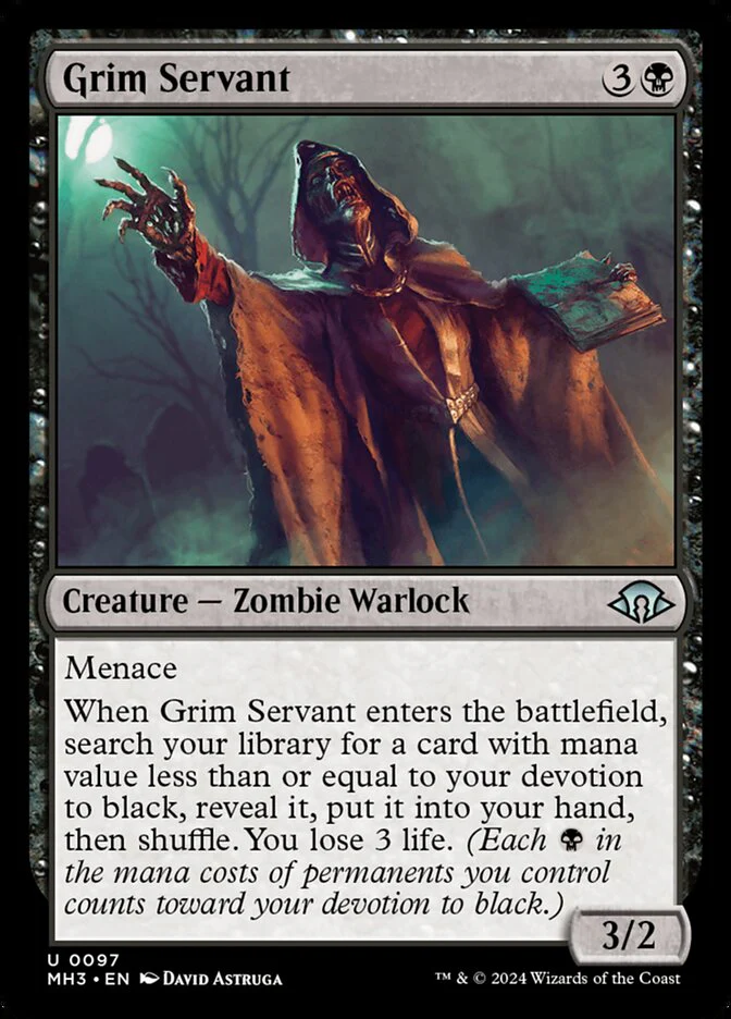 Grim Servant 97/319 (Modern Horizons 3)  - Foil