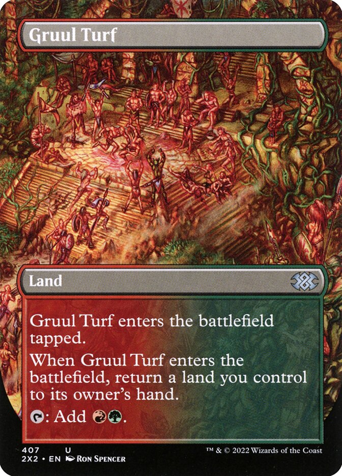 Gruul Turf 407/331 (Double Masters 2022) - Foil