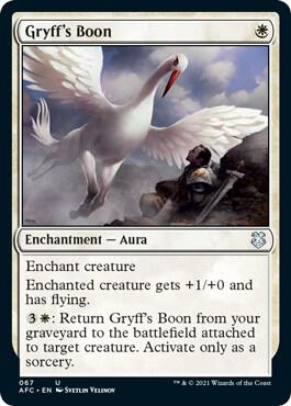 Gryffs Boon 67/62 (Commander: Adventures in the Forgotten Realms)