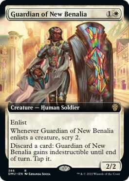 Guardian of New Benalia Extended Art 386/281 (Dominaria United)  - Foil