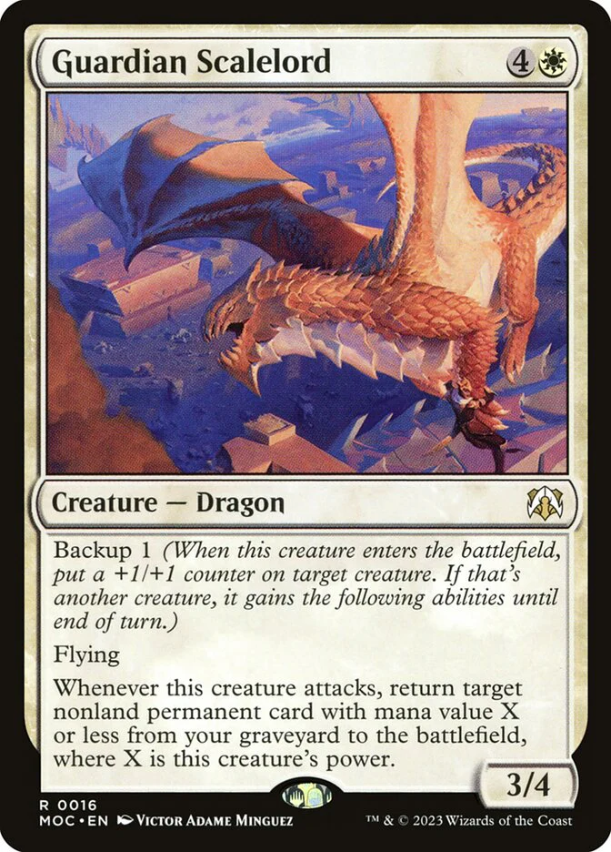 Guardian Scalelord 16/444 (Commander: March of the Machine)