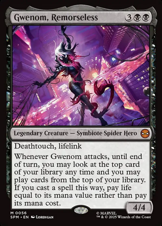 Gwenom Remorseless 56 (Marvel's Spider-Man) - Foil