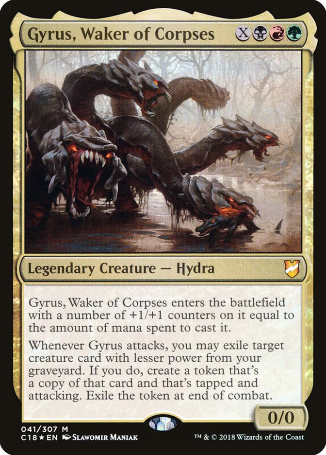 Gyrus, Waker of Corpses 41/307 (Commander 2018)  - Foil