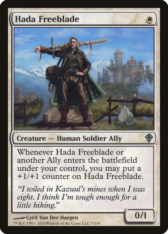 Hada Freeblade 7 (Worldwake) - Foil