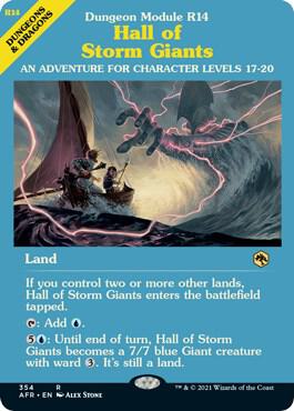 Hall of Storm Giants Dungeon Module 354/281 (Adventures in the Forgotten Realms)  - Foil
