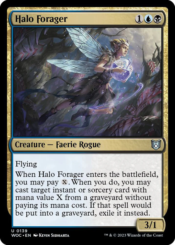 Halo Forager 139/173 (Commander: Wilds of Eldraine)