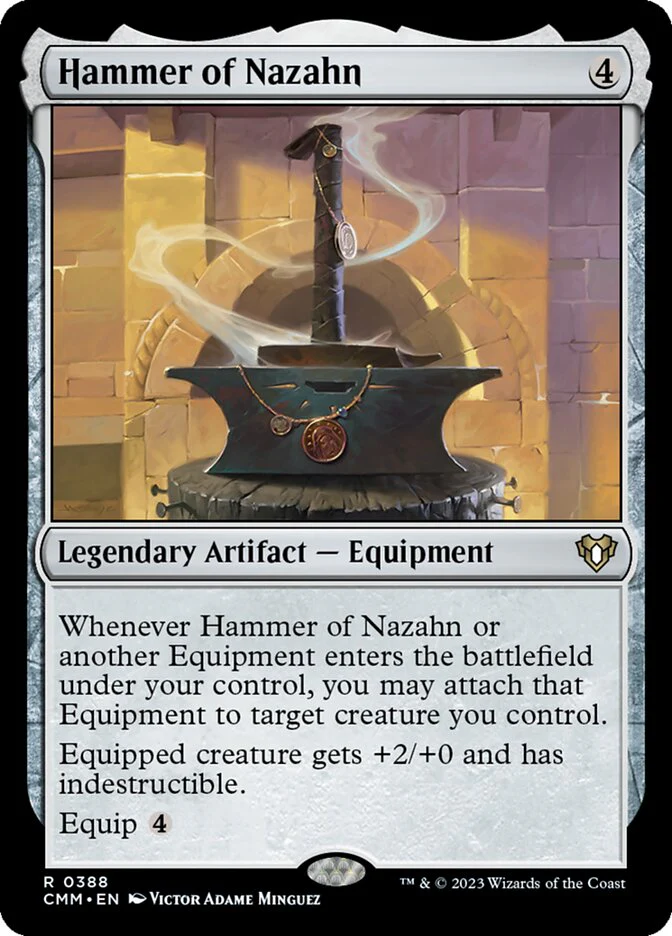 Hammer of Nazahn 388 (Commander Masters) - Foil
