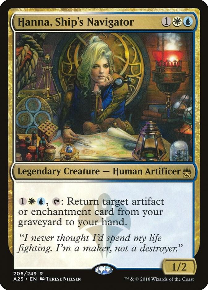 Hanna, Ship's Navigator 206/249 (Masters 25)