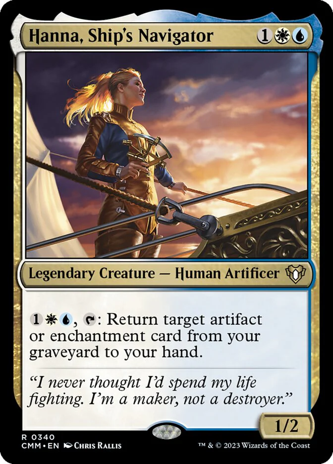 Hanna, Ship's Navigator 340/451 (Commander Masters)