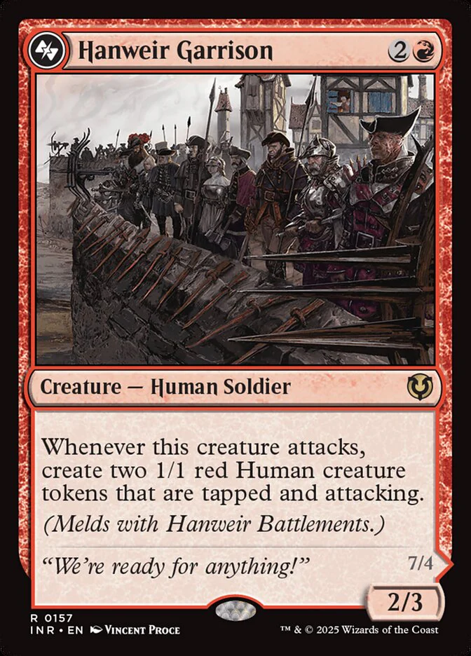 Hanweir Garrison 157/287 (Innistrad Remastered)  - Foil