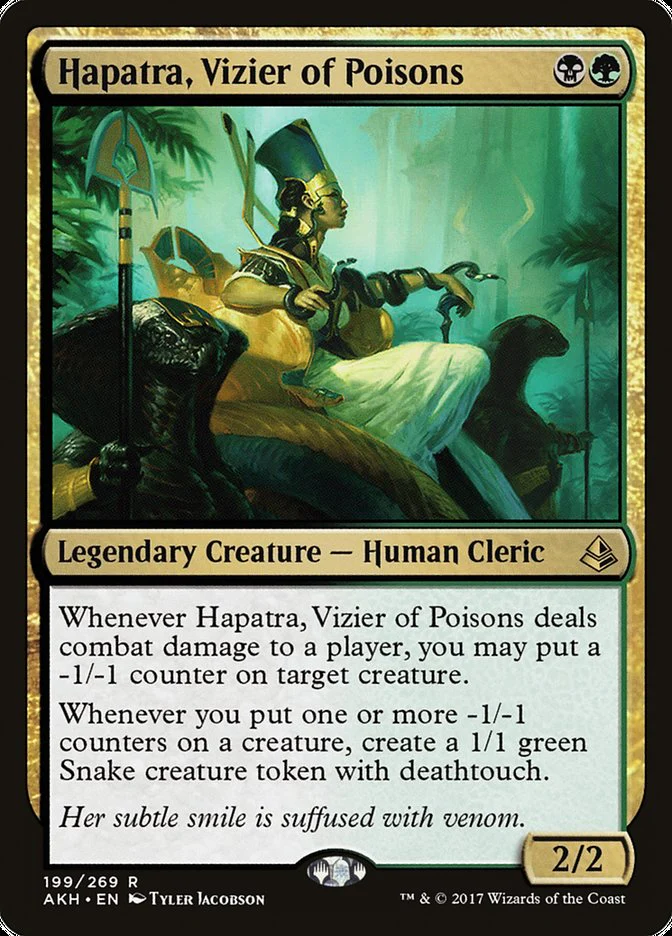 Hapatra, Vizier of Poisons 199/269 (Amonkhet)