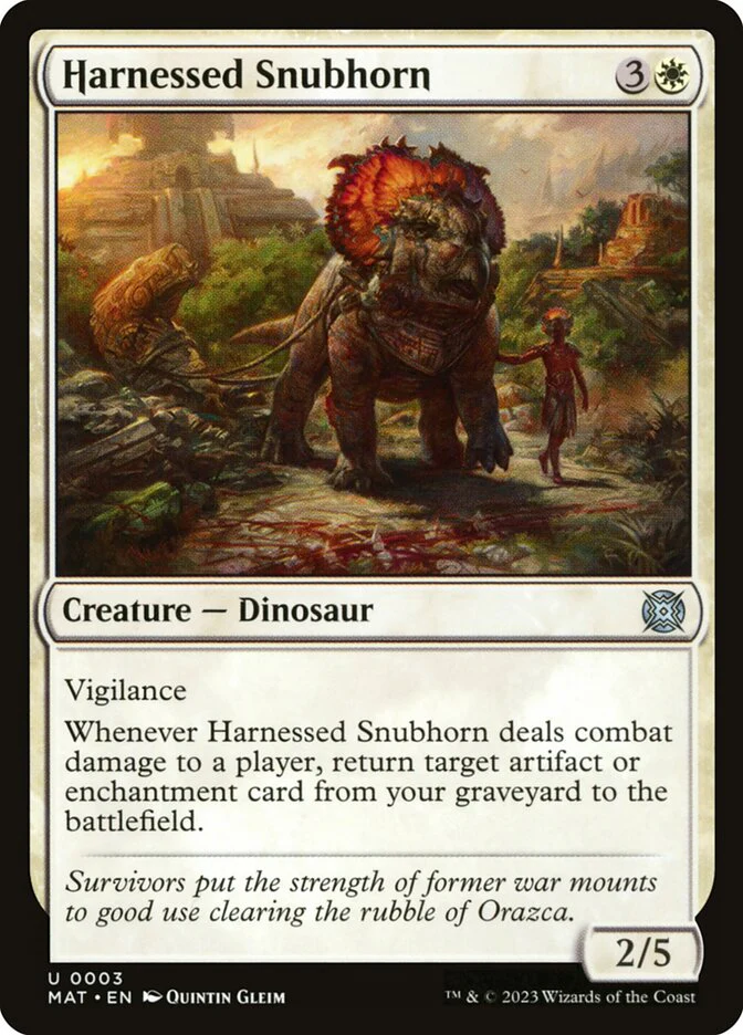 Harnessed Snubhorn 3/50 (March of the Machine: The Aftermath)