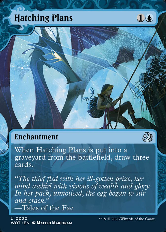Hatching Plans 20/63 (Wilds of Eldraine: Enchanting Tales) - Showcase Foil