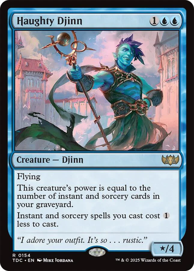 Haughty Djinn 154/413 (Commander: Tarkir: Dragonstorm)