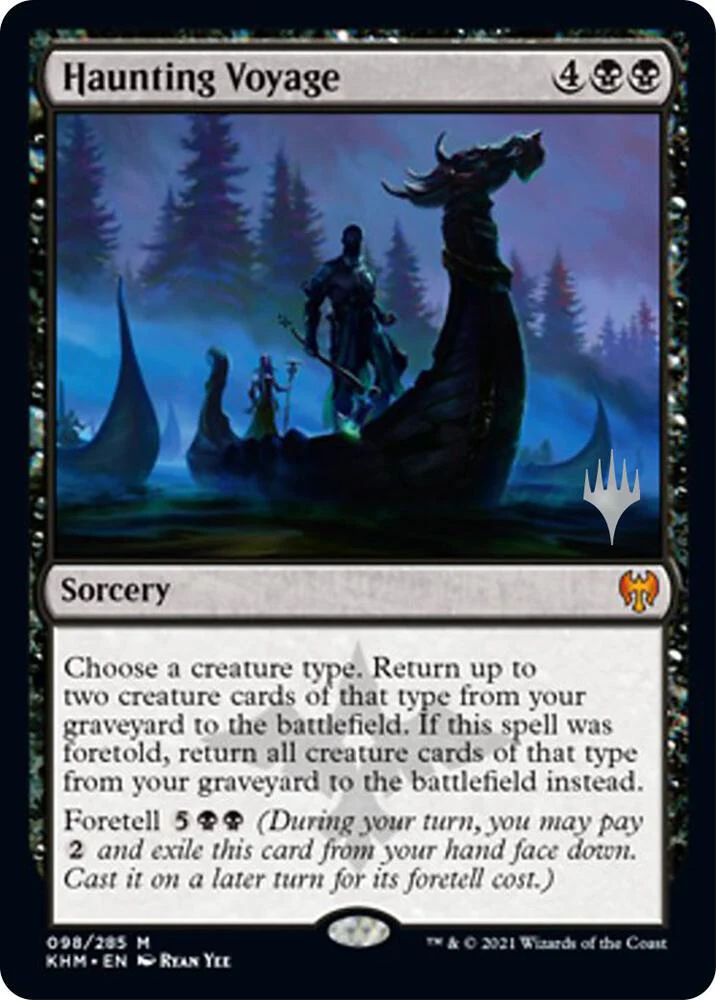 Haunting Voyage 98 (Promo Pack: Kaldheim)  - Foil