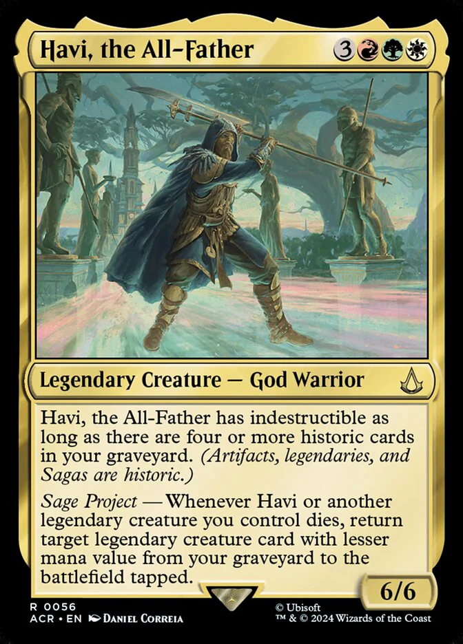 Havi, the All-Father 56/110 (Universes Beyond: Assassin's Creed)  - Foil