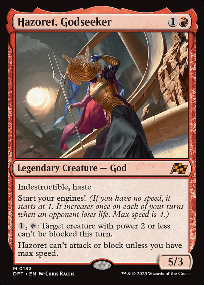 Hazoret, Godseeker 133 (Aetherdrift) - Foil