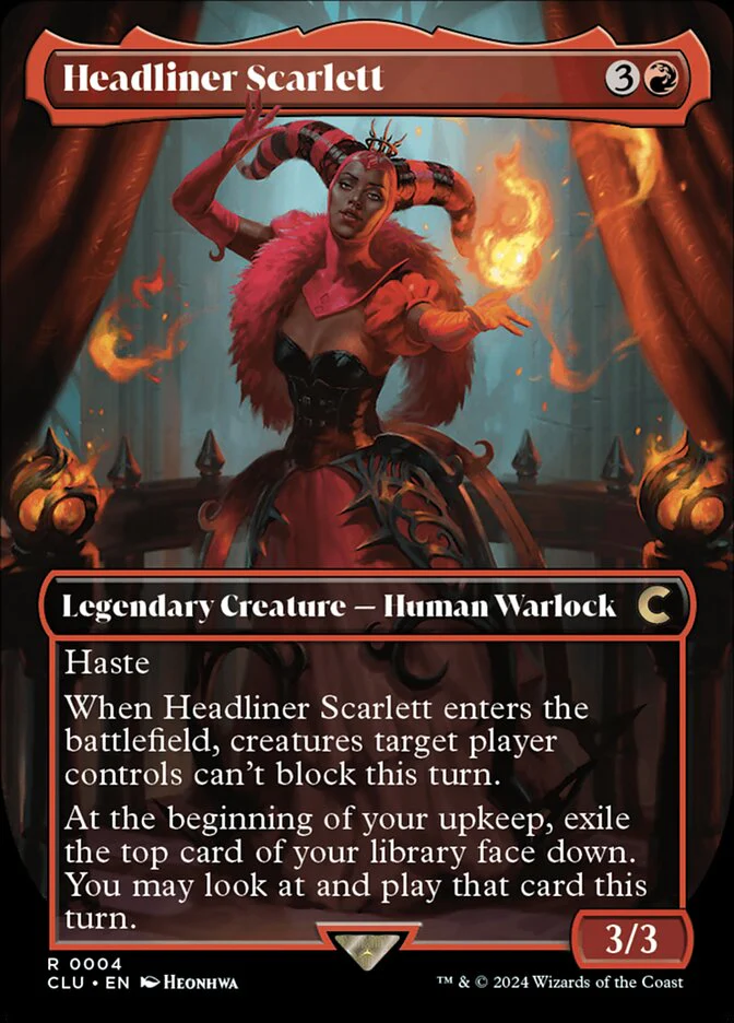 Headliner Scarlett 4/284 (Ravnica: Clue Edition)  - Borderless