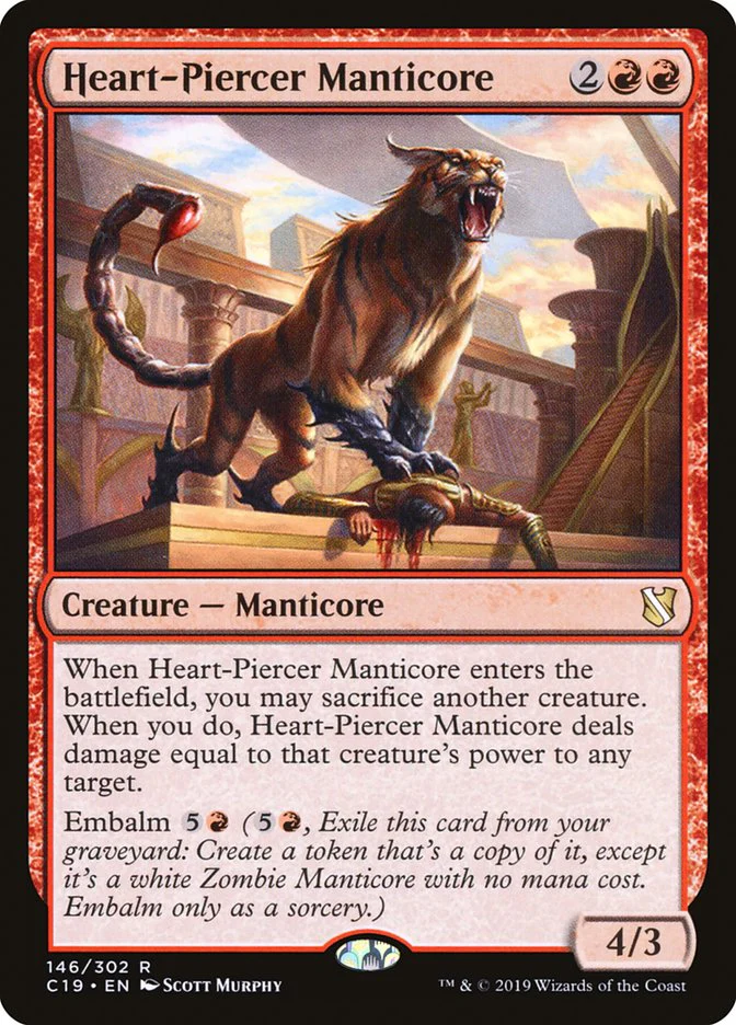 Heart-Piercer Manticore 146/302 (Commander 2019)
