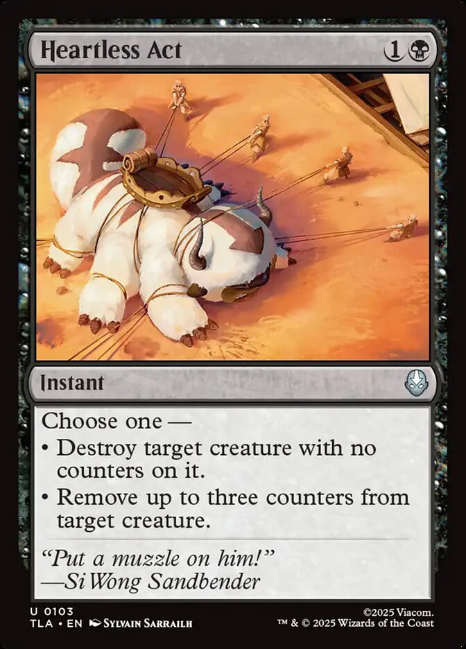 Heartless Act 103/286 (Avatar: The Last Airbender)