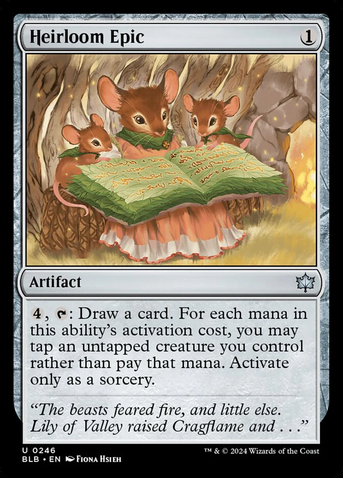 Heirloom Epic 246/281 (Bloomburrow)  - Foil