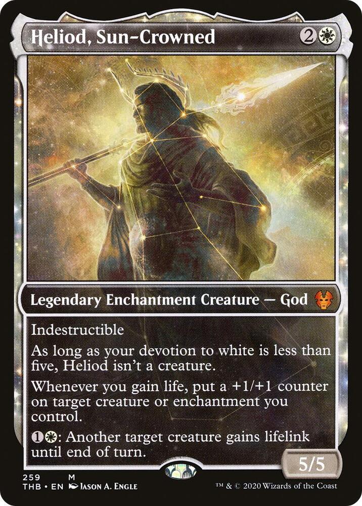 Heliod, Sun-Crowned 259/254 (Theros Beyond Death)  - Showcase Foil