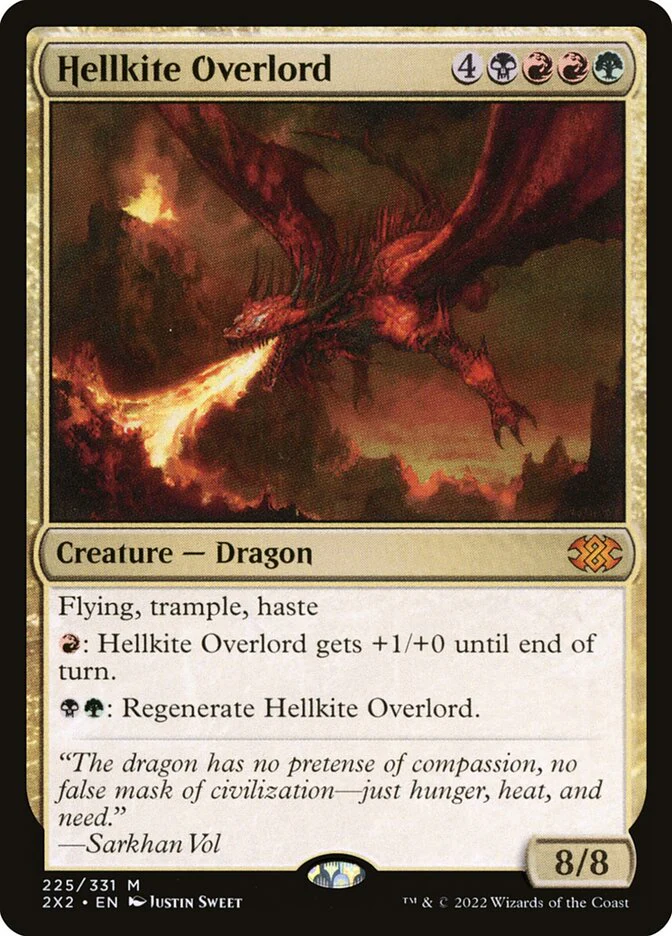 Hellkite Overlord 225 (Double Masters 2022)