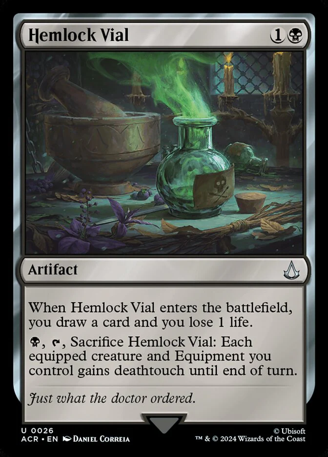 Hemlock Vial 26/110 (Universes Beyond: Assassin's Creed) - Foil