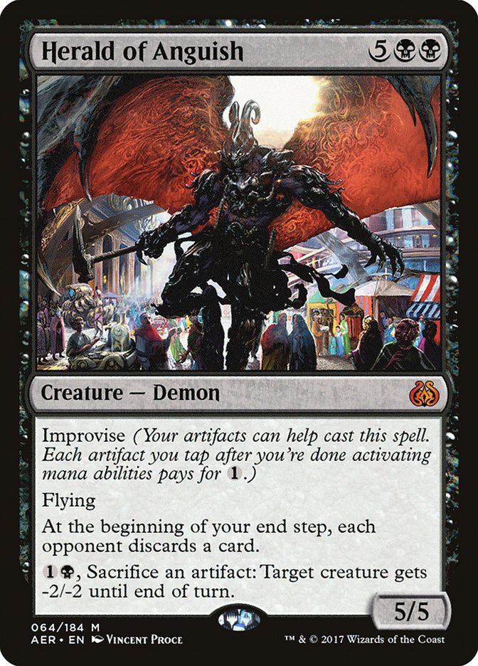Herald of Anguish 64/184 (Aether Revolt)  - Foil