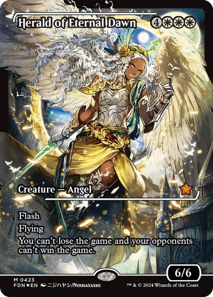 Herald of Eternal Dawn 423/291 (Foundations)  - Showcase Foil