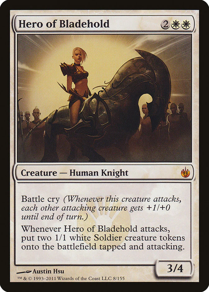 Hero of Bladehold 8/155 (Mirrodin Besieged) - Foil