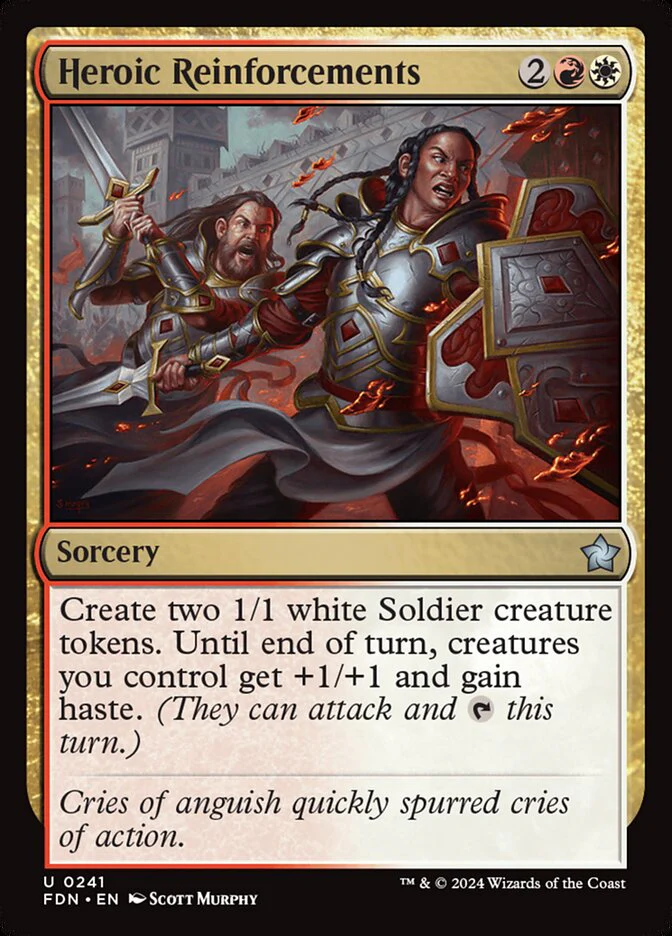 Heroic Reinforcements 241/291 (Foundations) - Foil