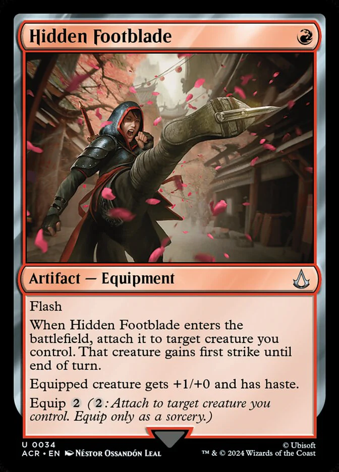 Hidden Footblade 34 (Universes Beyond: Assassin's Creed)