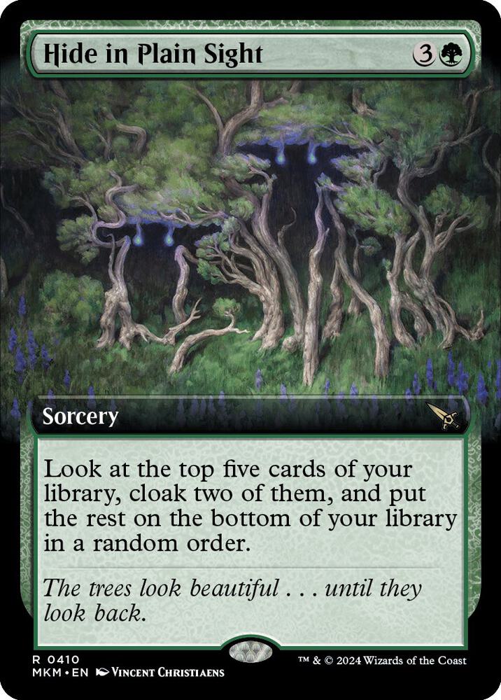 Hide in Plain Sight 410/286 (Murders at Karlov Manor)  - Extended Art Foil