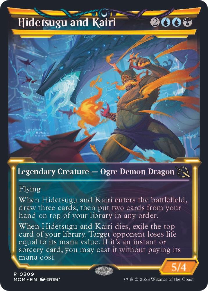 Hidetsugu and Kairi 309/291 (March of the Machine)  - Showcase Foil