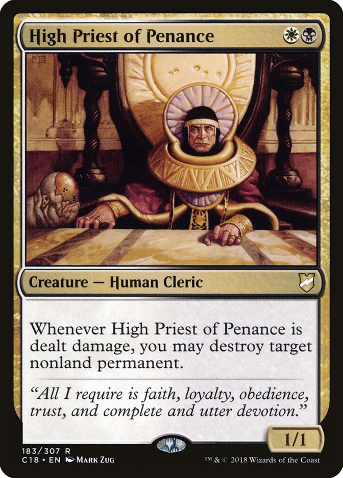 High Priest of Penance 183/307 (Commander 2018)