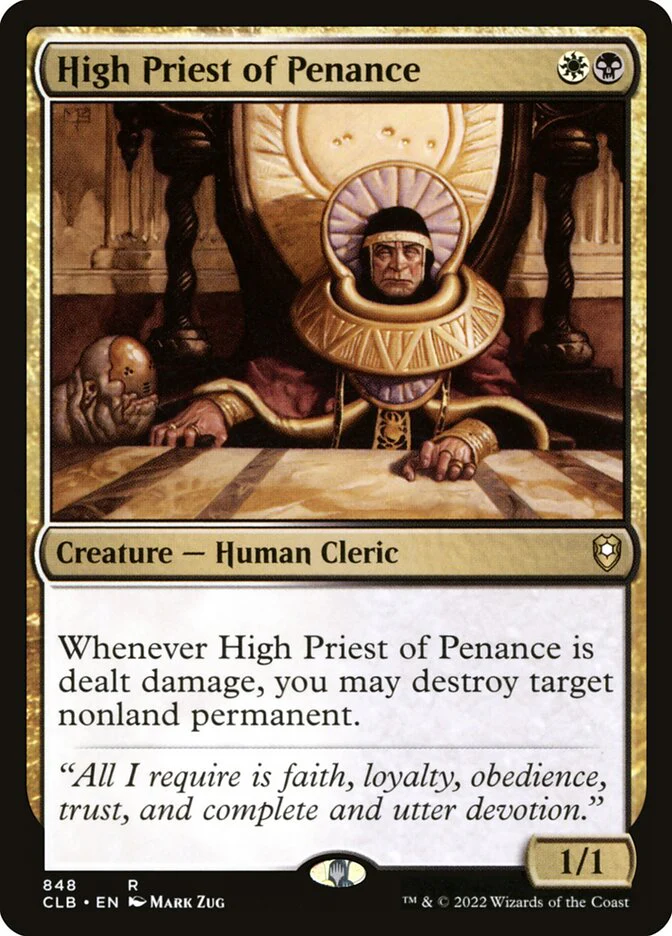 High Priest of Penance 848/361 (Commander Legends: Battle for Baldur's Gate)