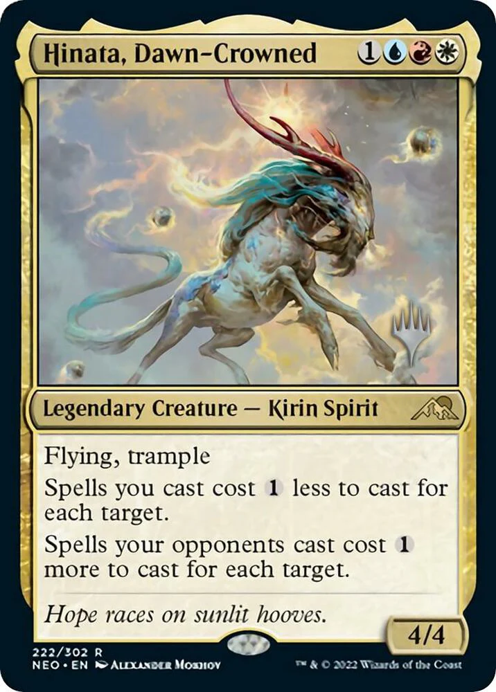 Hinata Dawn Crowned 222 (Promo Pack: Kamigawa: Neon Dynasty)
