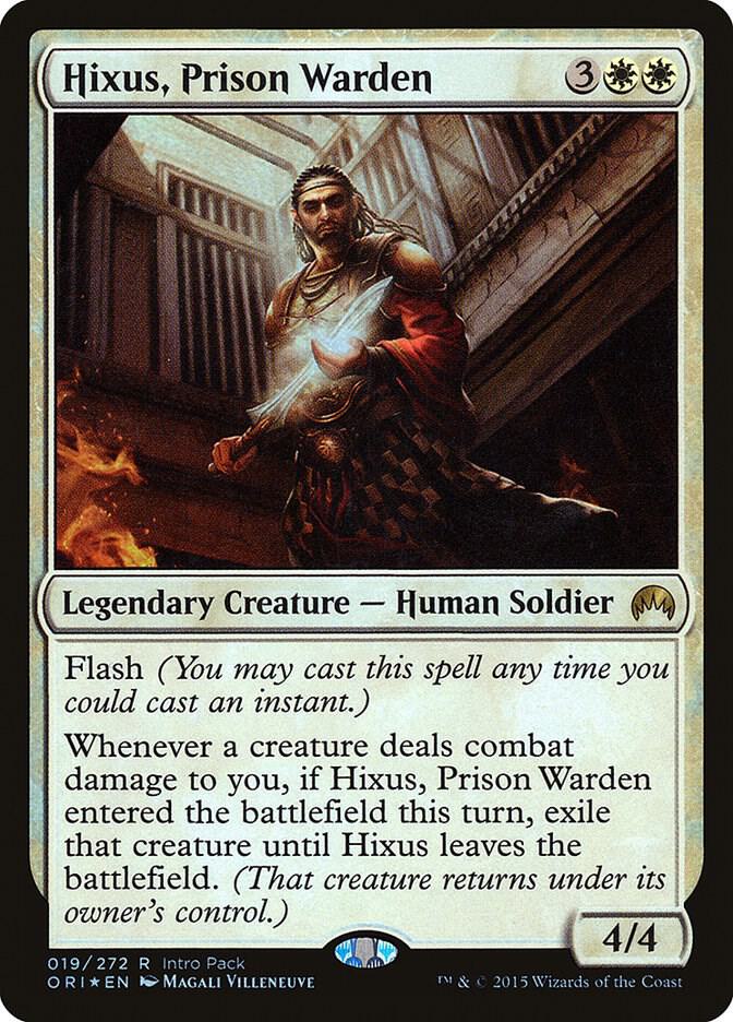 Hixus Prison Warden 19/54 (Unique and Miscellaneous Promos)  - Foil