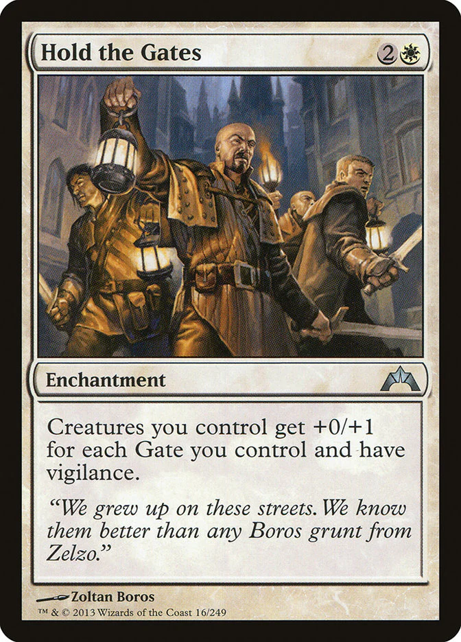 Hold the Gates 16/249 (Gatecrash)  - Foil