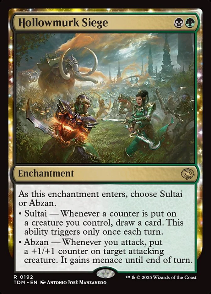 Hollowmurk Siege 192/291 (Tarkir: Dragonstorm)  - Foil