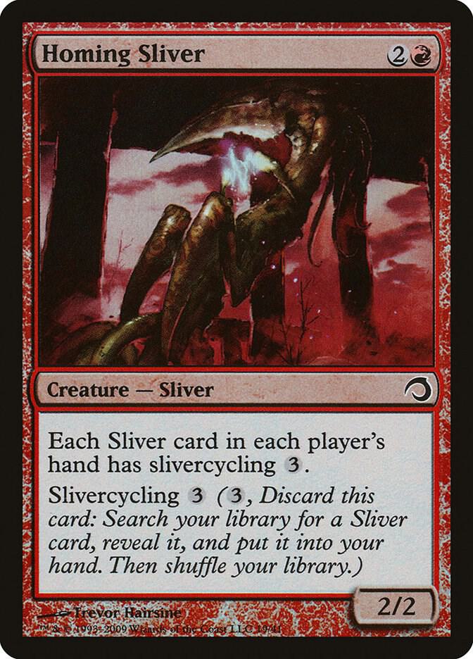 Homing Sliver 19/41 (Premium Deck Series: Slivers)  - Foil