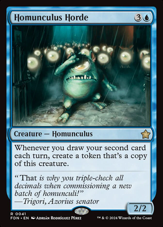 Homunculus Horde 41/291 (Foundations) - Foil