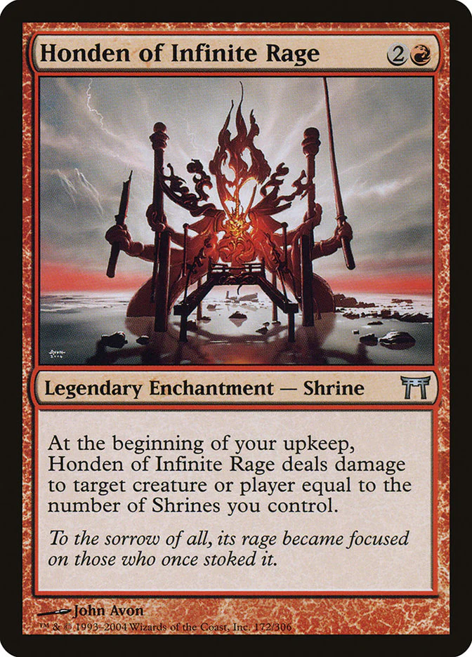Honden of Infinite Rage 172/306 (Champions of Kamigawa)