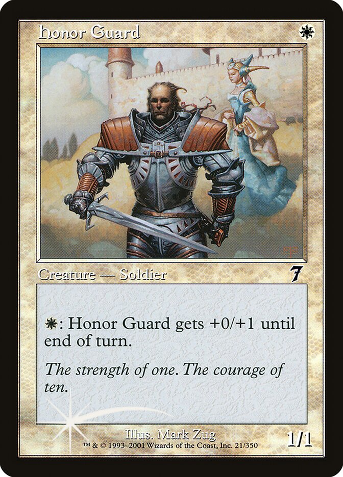 Honor Guard 21★/350 (7th Edition)  - Foil