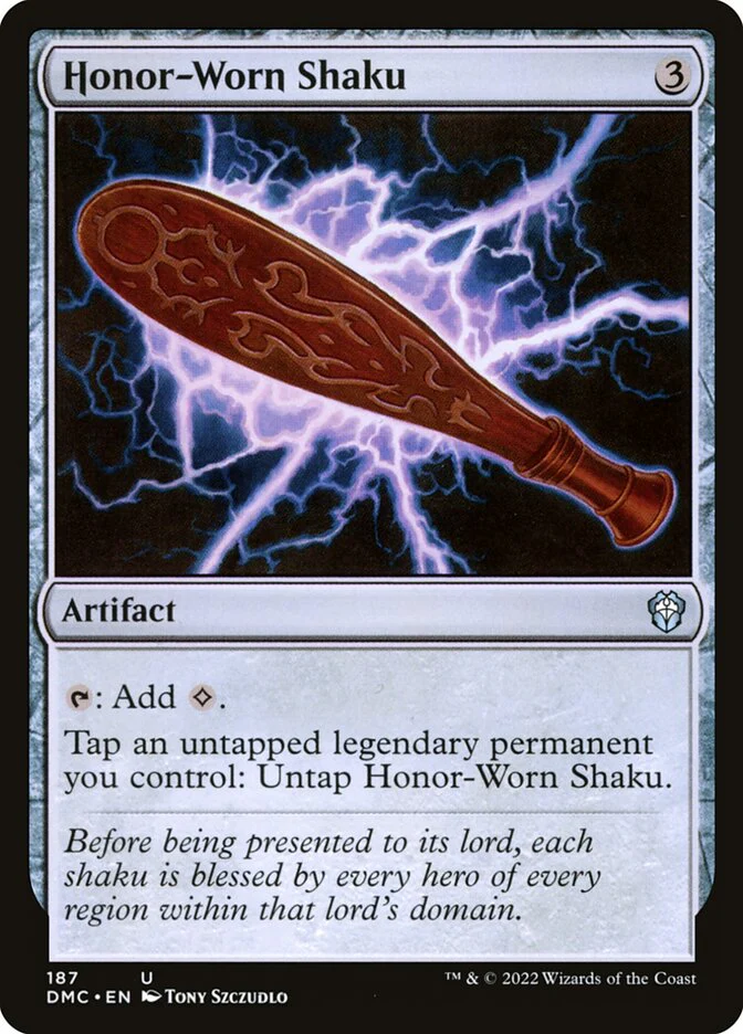 Honor-Worn Shaku 187 (Commander: Dominaria United)